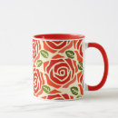 Search for red rose mugs Modern