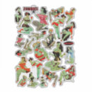 Search for retro zombie stickers Vintage