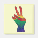 Search for hand sign magnets Peace