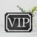 Search for vip event invitations Black