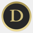 Search for d monogram stickers Black