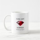 Search for birthstone mugs January birthday