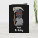 Search for funny halloween birthday cards Gothic