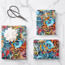 Search for fish wrapping paper Aquatic