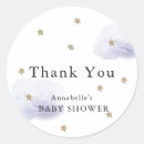 Search for gender neutral shower thank you stickers White