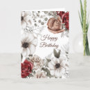 Search for vintage floral birthday cards Roses