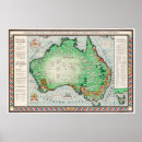 Search for vintage new zealand map posters Australia