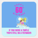 Search for funny 60th birthday stickers Sixty