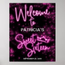 Search for glow party posters Calligraphy handwritten font