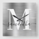 Search for monogram clocks Silver
