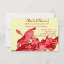 Search for exotic bridal shower invitations Hibiscus