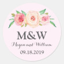 Search for pink floral monogram stickers Shower