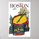 Search for vintage boston travel posters New england