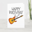 Search for guitarist birthday cards Musician