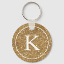 Search for gold circle key rings Initial
