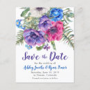 Search for royal purple save the dates Flower