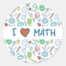 Search for i love math stickers Education