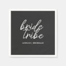Search for bachelorette napkins Black and white