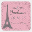 Search for eiffel tower wedding stickers Pink