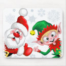 Search for christmas elf mouse mats Santa claus