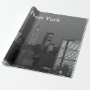 Search for new york city wrapping paper Skyline