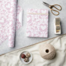 Search for pink ribbon wrapping paper Vintage