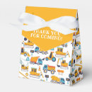 Search for construction favour boxes Birthday party thank you
