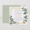 Search for square engagement party invitations Elegant