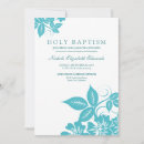 Search for teal christening invitations Elegant