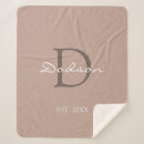 Search for family blankets Monogrammed