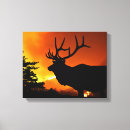 Search for elk silhouettes art Sunrise