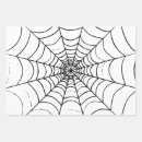 Search for spider web wrapping paper Black