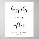 Search for happily ever after wedding signs Simple