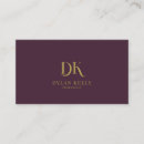 Search for maroon business cards Gold