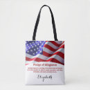 Search for pledge bags Pledge of allegiance