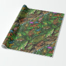 Search for amphibians wrapping paper Frogs