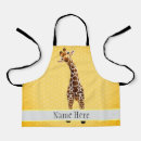 Search for jungle animals aprons Giraffe