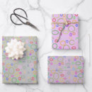 Search for bright colors wrapping paper Circles