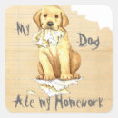 Search for yellow lab stickers Labrador retriever