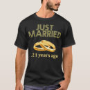 Search for 21st wedding anniversary tshirts Funny