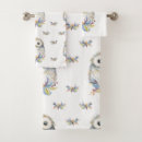 Search for owls bath towels Watercolor