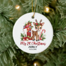 Search for baby reindeer christmas tree decorations Festive