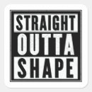 Search for outta stickers Black and white