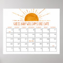 Search for baby shower guess the date Sunshine