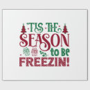 Search for funny snowman wrapping paper Santa claus