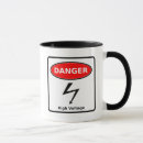 Search for high voltage mugs Warning