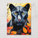 Search for black panther postcards Feline