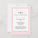 Search for formal baby girl shower invitations Pink