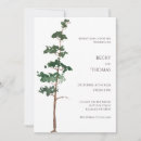 Search for fir tree wedding invitations Minimalist