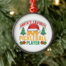 Search for pickleball christmas tree decorations Retro